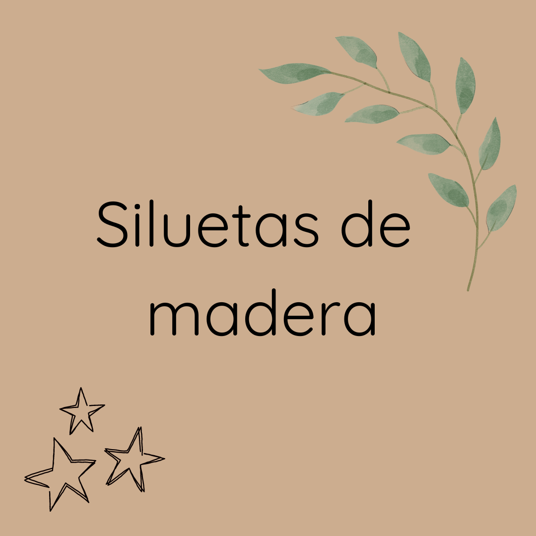 Siluetas de madera