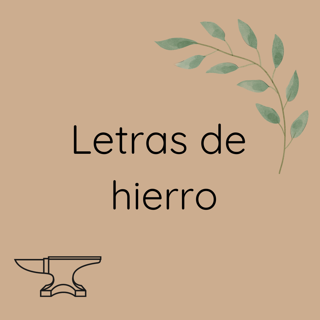 Letras de hierro